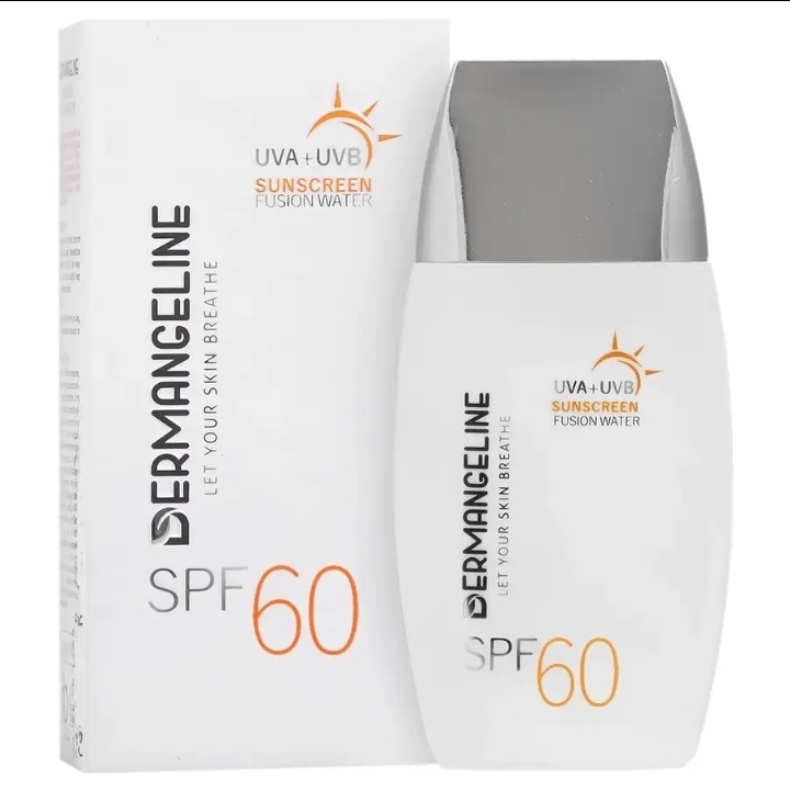 کرم ضد آفتاب فیوژن واتر SPF60 پوست چرب درم انجلین